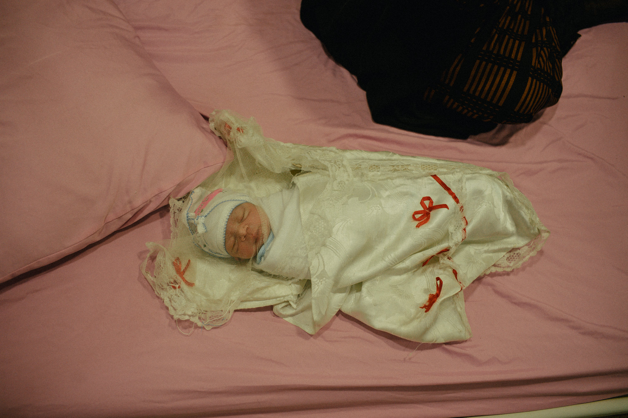 2021年9月17日，伊拉克摩蘇爾，MSF納布盧斯醫院裡的新生兒。
